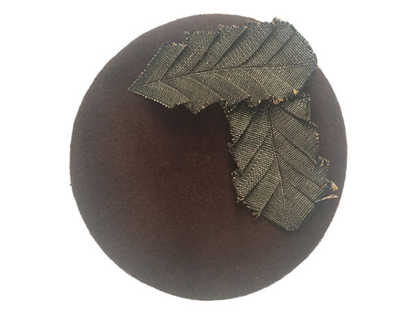 Flat Feather Beret