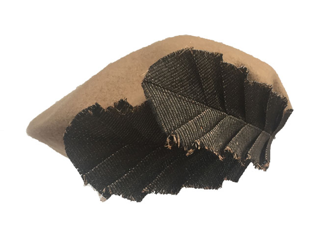 Front Feather Beret